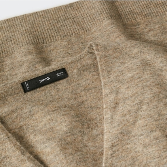 MANGO Oversized v - neck sweater - Picture 2 of 4